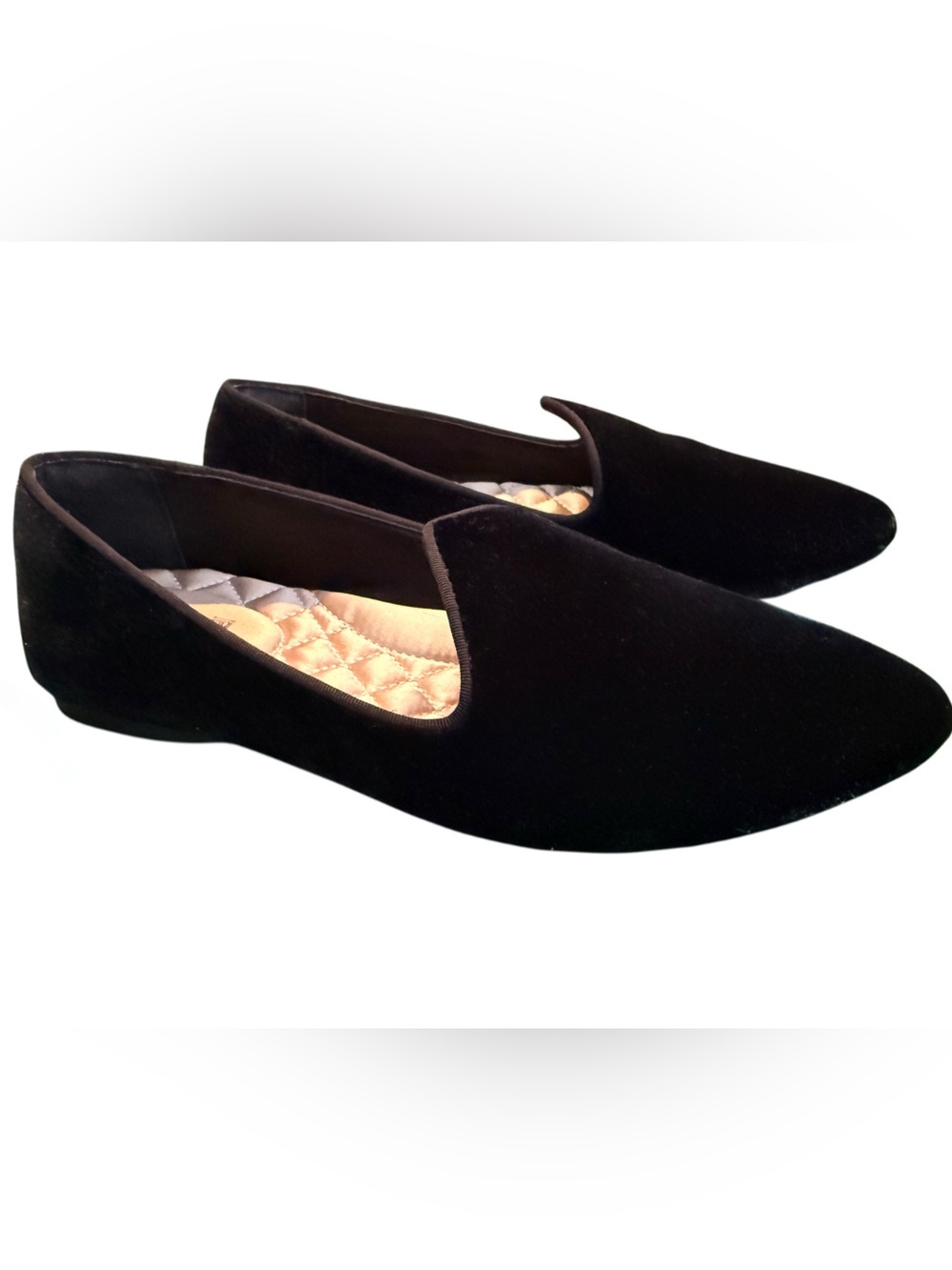 Birdies Black Velvet Slip-On Loafers! NWOT! Beautiful shoes! 😍